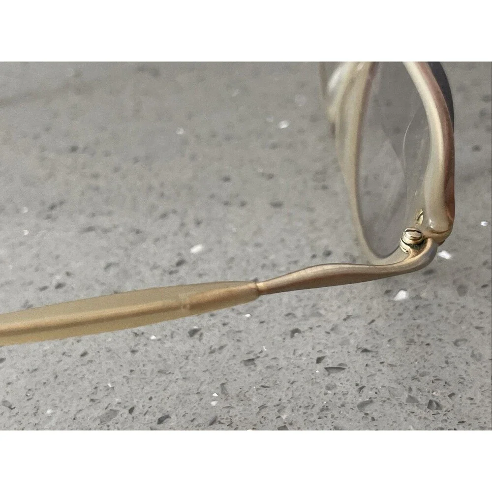Nine West Eyeglasses Frames Only 4 5WR 130 Full Rim oval pink beige